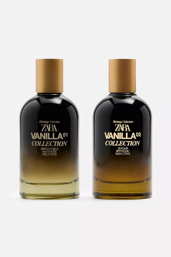 ست دوتایی عطر مردانه زارا VANILLA 01 + VANILLA 02 100 ML