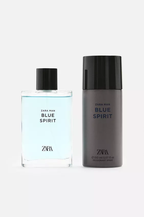 ست عطر مردانه زارا BLUE SPIRIT 90ML + DEODORANT 150ML